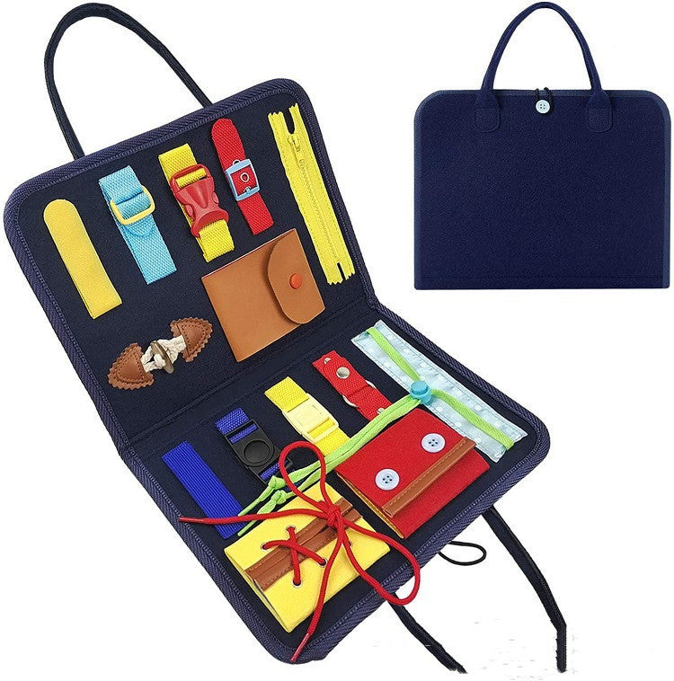 Montessori Busy Board für Unterwegs (1-5 Jahre)