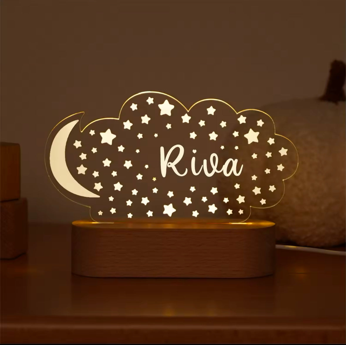 Personalisierte LED-Nachtlampe