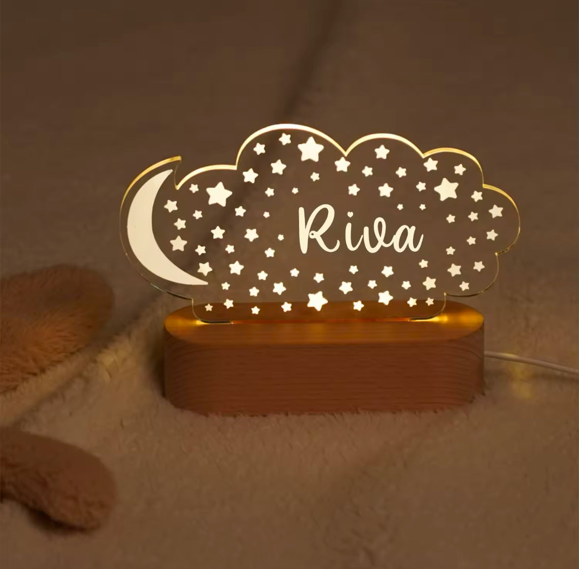 Personalisierte LED-Nachtlampe