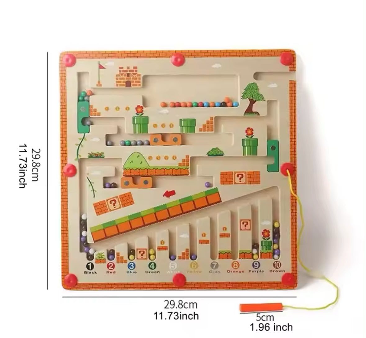 Magnetisches Labyrinth-Spielbrett