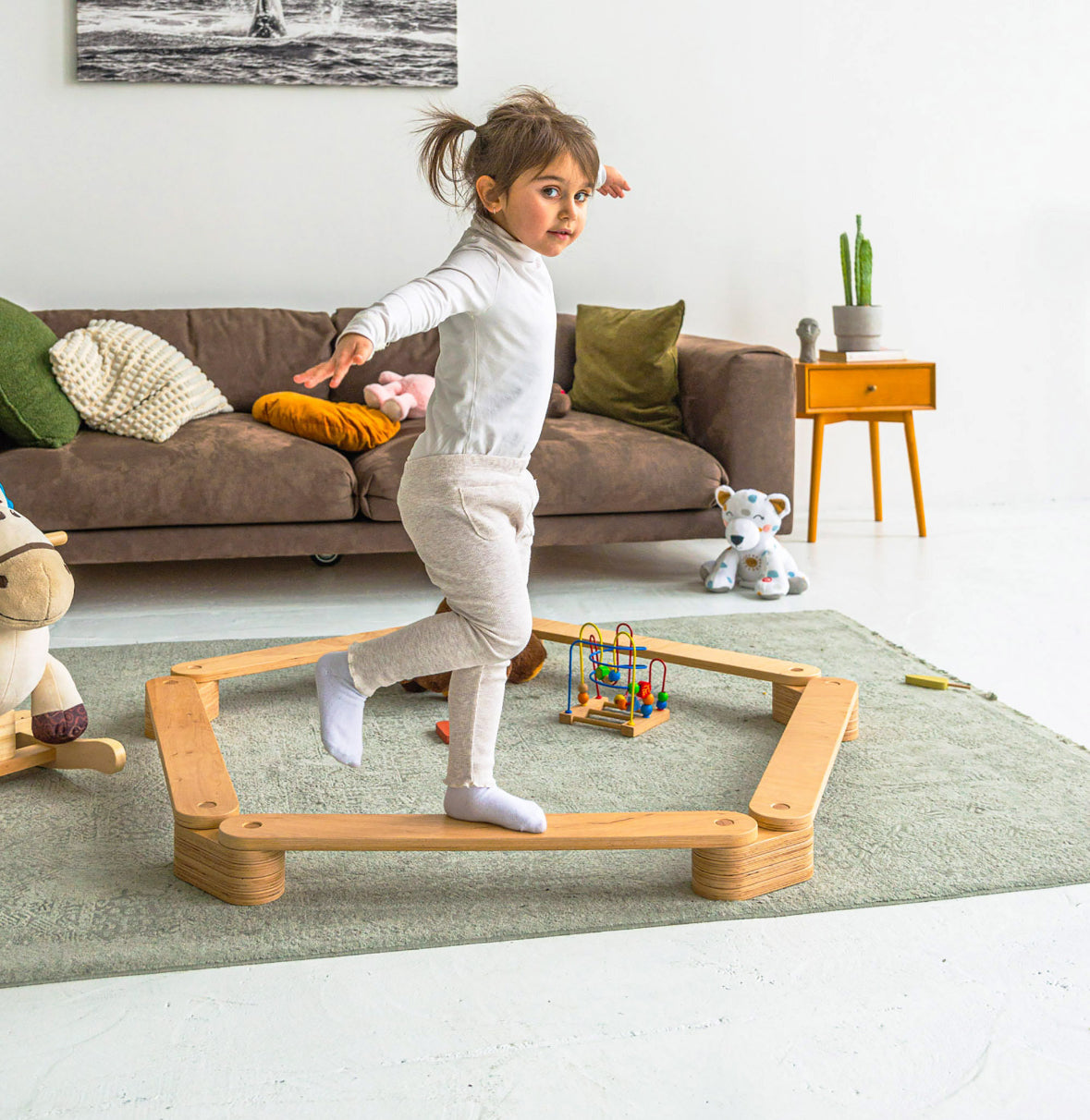 Holz Motorik Board für Kinder