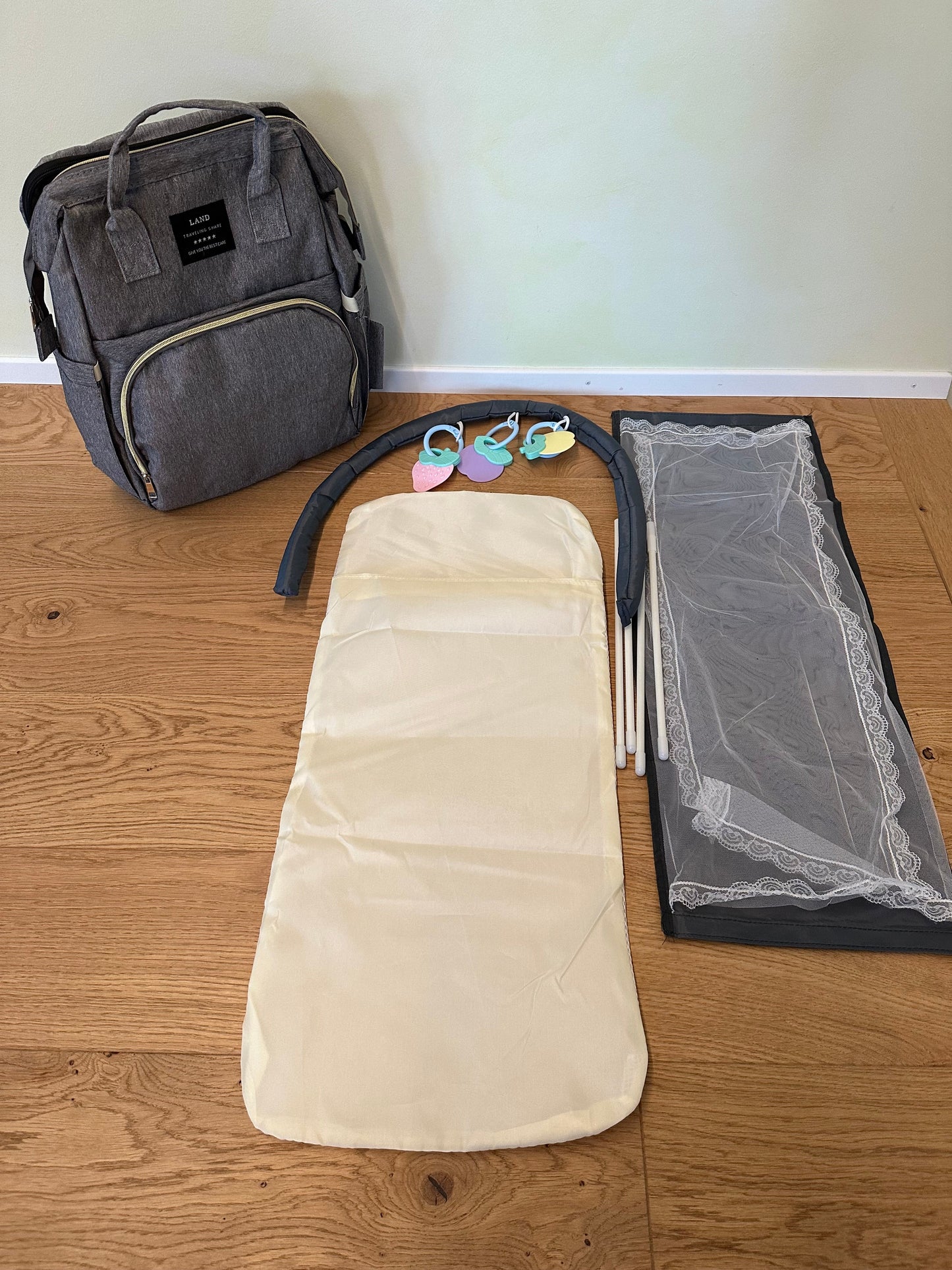 Der ultimative 3 in 1 Wickelrucksack für unterwegs