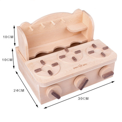 Handgefertigte Holz Kinderküche