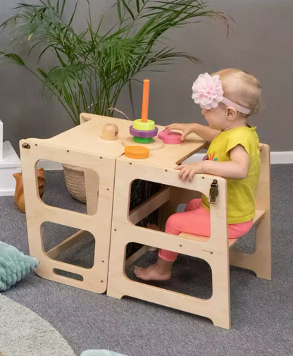 3 in 1 umfunktionierbarer Lernturm