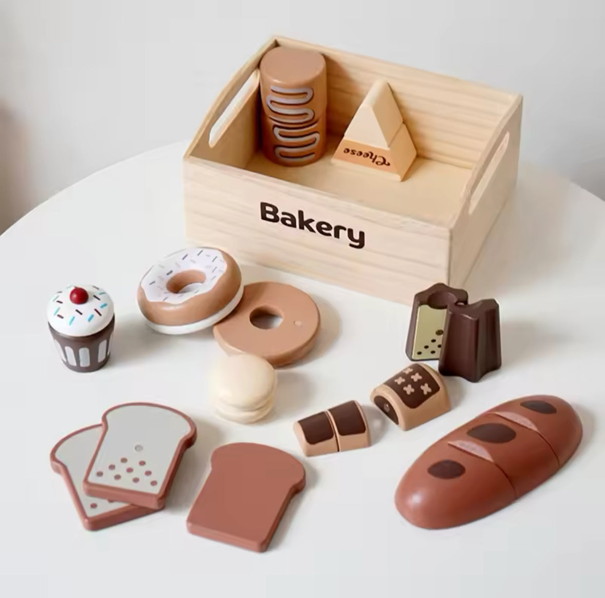 Holzspielset für kleine Bäcker